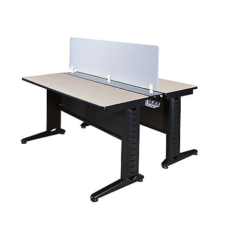 Regency Fusion 48 x 24 in. 2 Person Bench Workstation with Privacy Panel PL