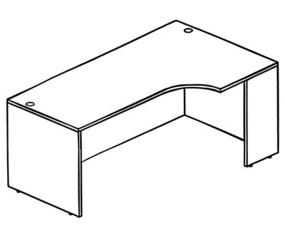 Image showing 2 th Regency Legacy 71 in. Right Corner Right Credenza Shell