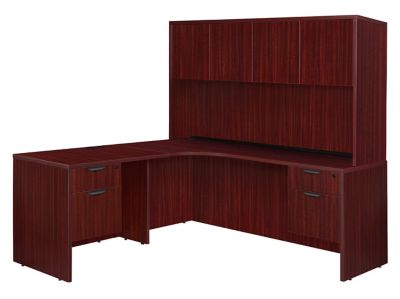 Regency Legacy 71 x 59 in. Double Pedestal Left Corner Credenza and H