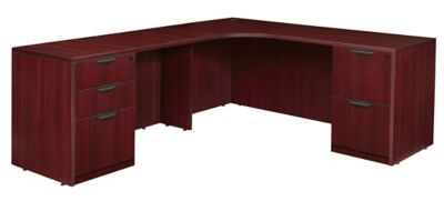 Regency Legacy 71 x 71 in. Double Full Pedestal Left Corner Credenza