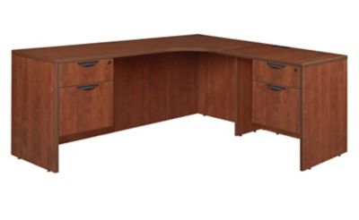 Regency Legacy 71 x 59 in. Double Pedestal Right Corner Credenza
