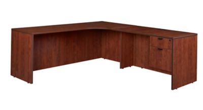 Regency Legacy 71 x 71 in. Double Full Pedestal Right Corner Credenza