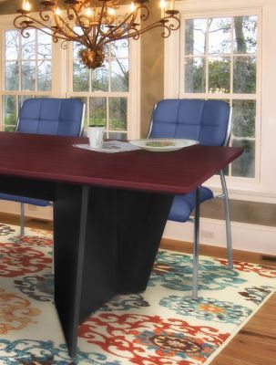 Image showing  Array Conference Table with Power Data Grommet, 120 in., Black