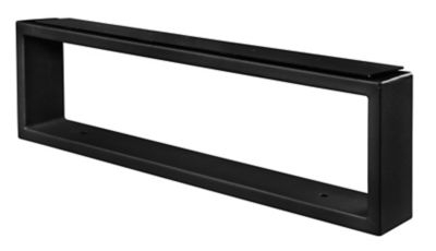 Regency Structure 24 in. O- Leg for Low Credenza , Black