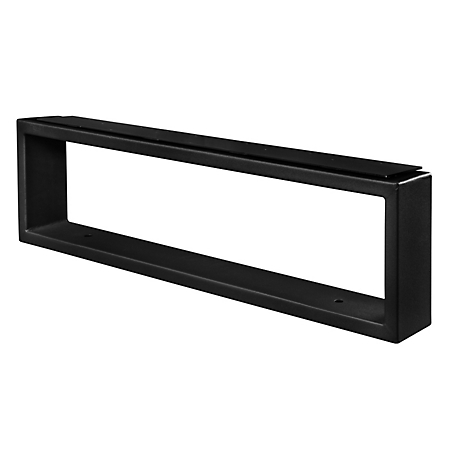 Regency Structure 24 in. O- Leg for Low Credenza , Black