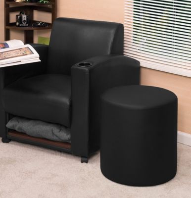Image showing  Logan Round Stool Ottoman