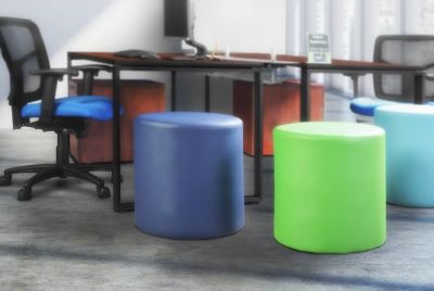 Image showing  Logan Round Stool Ottoman