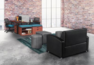 Image showing  Jean Square Stool Ottoman