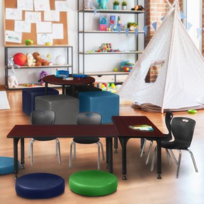 Image showing 1 th Regency Kee Height-Adjustable Classroom Activity Table, 42 in. x 24 in.