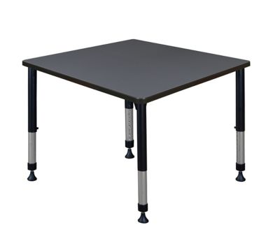 Regency Kee Square Height-Adjustable Classroom Activity Table, 42 in.