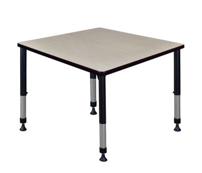 Regency Kee 42 in. Square Height Adjustable Classroom Activity Table