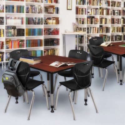 Image showing  Kee Square Height-Adjustable Classroom Activity Table, 48 in.