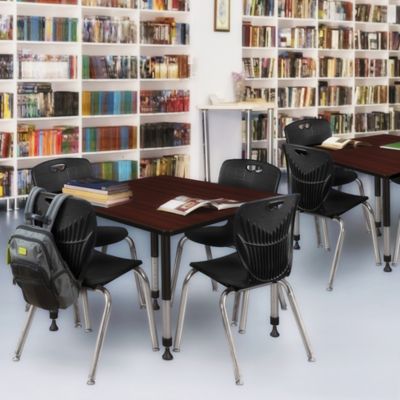 Image showing  Kee Square Height-Adjustable Classroom Activity Table, 48 in.