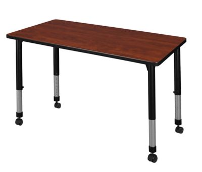 Image showing  Kee Height-Adjustable Mobile Classroom Activity Table, 48 in. x 30 in.