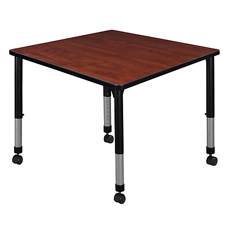 Regency Kee 36 in. Square Height Adjustable Mobile Classroom Activity Table
