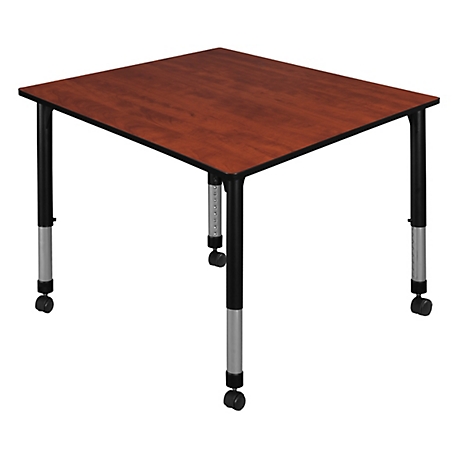 Regency Kee 48 in. Square Height Adjustable Mobile Classroom Activity Table