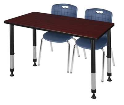 Product color Mahogany/Chrome/Navy Blue