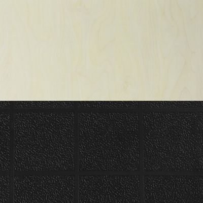 Image showing  Kee Adjustable Classroom Table with 2 Andy 12 in. Chairs, 48 in. x 24 in., Black