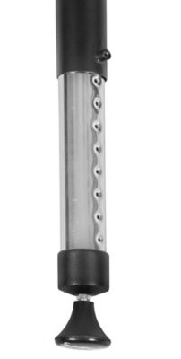 Image showing  Kee Adjustable Classroom Table with 2 Andy 18 in. Chairs, 66 in. x 24 in., Black