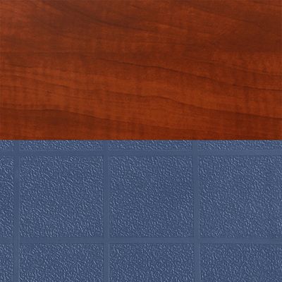 Image showing  Kee Adjustable Classroom Table with 2 Andy 18 in. Chairs, 66 in. x 30 in., Blue