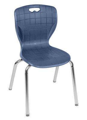 Image showing  Kee Adjustable Classroom Table with 2 Andy 18 in. Chairs, 66 in. x 30 in., Blue