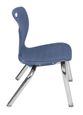 Image showing  Kee Round Adjustable Classroom Table with 4 Andy 12 in. Chairs, 48 in., Blue