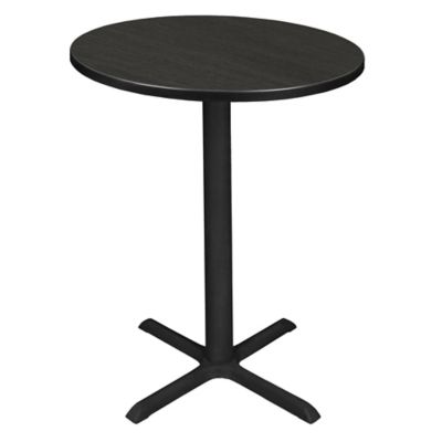 Regency Cain Small Round Cafe Table with X-Base, 30 in.