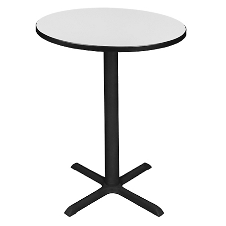 Regency Cain Small 30 in. Round Cafe Table, X-Base
