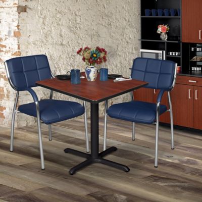 Image showing  Cain Small Square X-Base Breakroom Table, 30 in.