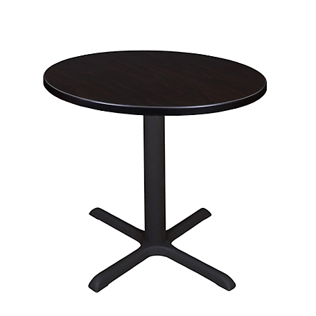 Regency Cain Small 30 in. Round Breakroom Table, X-Base