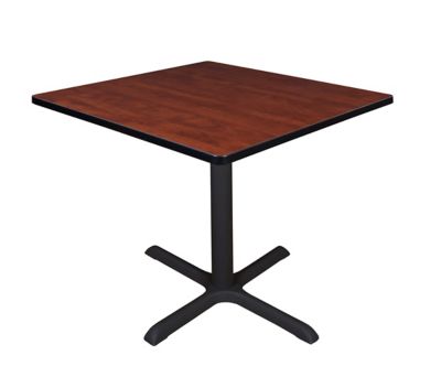 Regency Cain Medium Square X- Base Breakroom Table, 36 in.