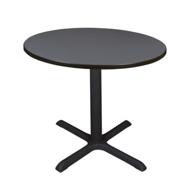 Regency Cain Medium Round X- Base Breakroom Table, 36 in.