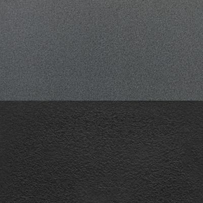 Image showing  Cain Square X-Base Breakroom Table with 4 M Stack Chairs, 36 in., Black