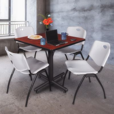 Image showing  Kobe Square X-Base Breakroom Table, 42 in.