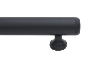 Image showing  Kobe Round X-Base Breakroom Table with 4 Restaurant Stack Chairs, 42 in.