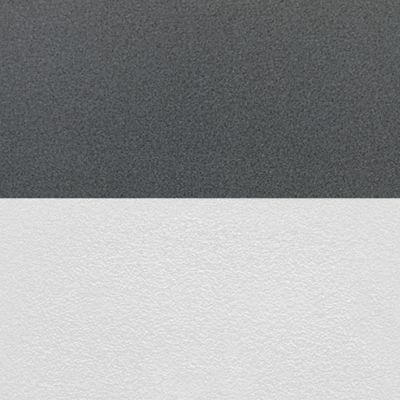 Image showing  Kobe 48 in. Square Breakroom Table, X-Base & 4  Grey M Stack Chairs