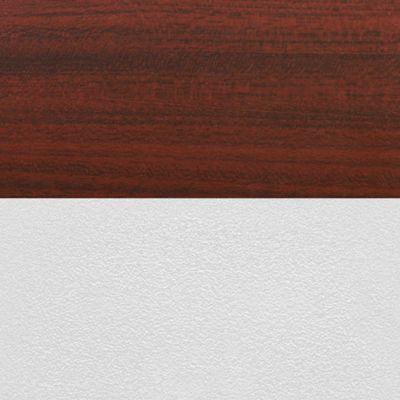 Image showing  Kobe 48 in.  Round Breakroom Table, X-Base & 4 Grey M Stack Chairs