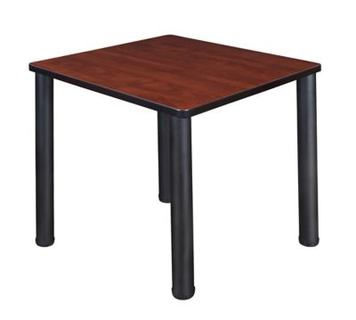 Image showing  Kee Small Square Breakroom Table, 30 in., Black