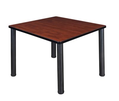 Image showing  Kee Medium Square Breakroom Table, 42 in., Black