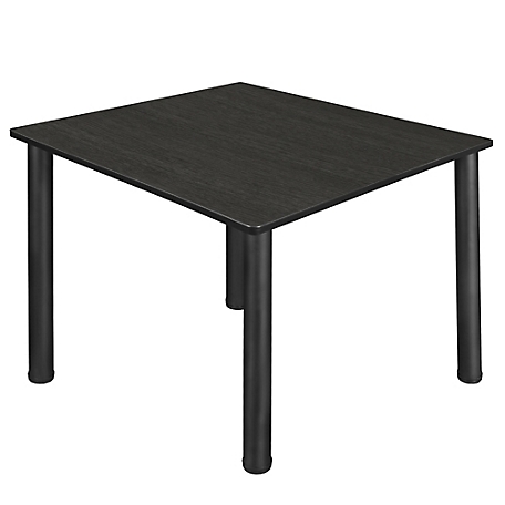 Regency Kee 48 in. Large Square Breakroom Table with Black Legs