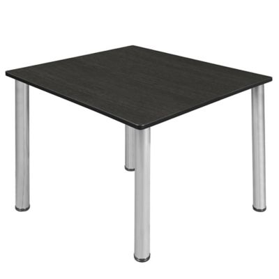 Regency Kee 48 in. Large Square Breakroom Table with Chrome Legs