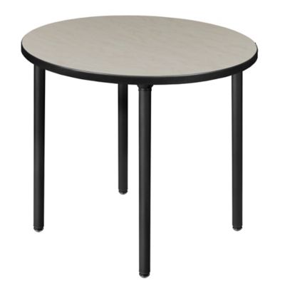 Image showing 0 th Regency Kee Small Round Folding Leg Breakroom Table, 30 in., Black