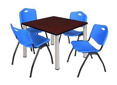 Product color Mahogany/Chrome/Blue