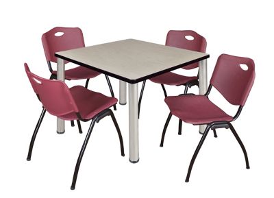 Product color Maple/Chrome/Burgundy