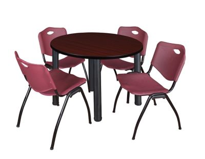 Product color Mahogany/Black/Burgundy