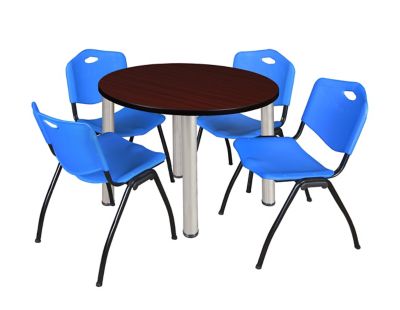 Product color Mahogany/Chrome/Blue