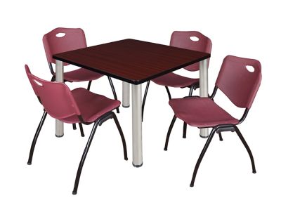 Product color Mahogany/Chrome/Burgundy