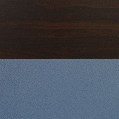 Image showing  Kee Square Breakroom Table with 4 Zeng Stack Chairs, 42 in., Blue