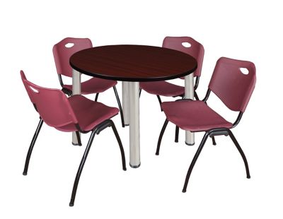 Product color Mahogany/Chrome/Burgundy