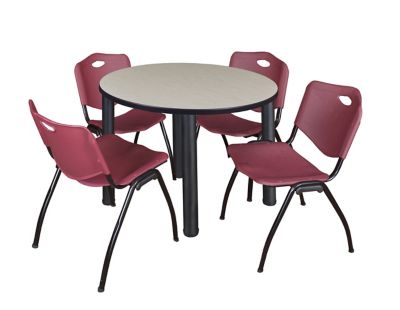 Product color Maple/Black/Burgundy